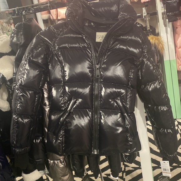 SAM Jacket, Black, Shiny, Puffer: “Girls Freestyle” Sz 10 - Picture 10 of 11